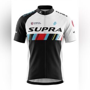 HINCAPIE NEW WOMENS STRETCH BIKING SHIRT SIZE 2XS BLUE BLACK WHITE